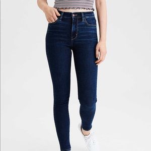 American Eagle super stretch dark denim size 6 regular